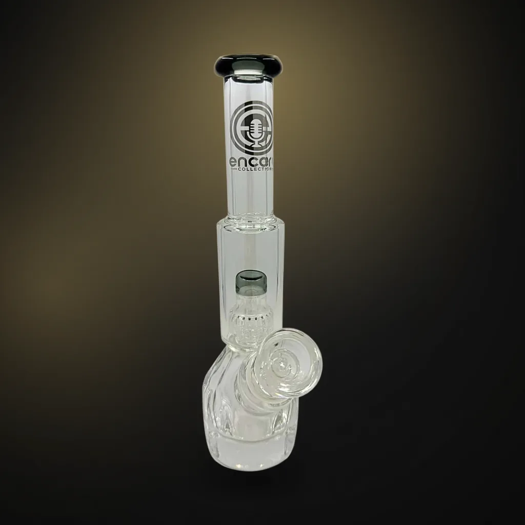 Handcrafted Encore Collection Glass Water Pipe 9” - #1144 - Image 1
