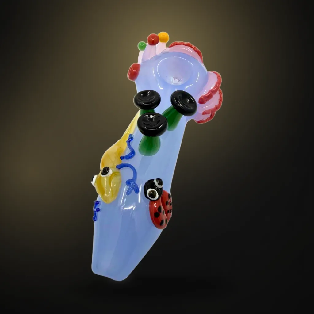 Handcrafted Glass Pipe - #1135 - Image 1