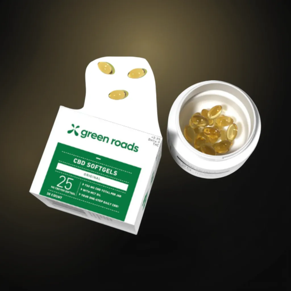 CBD Softgels | 30 Count | 750mg Total - Image 1