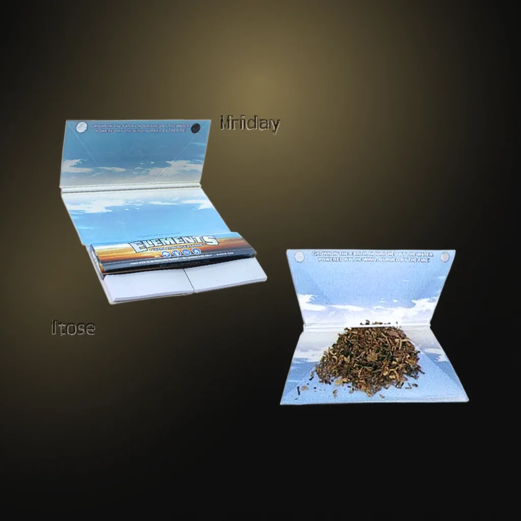 Elements Artesano Rolling Papers with Tips and Tray