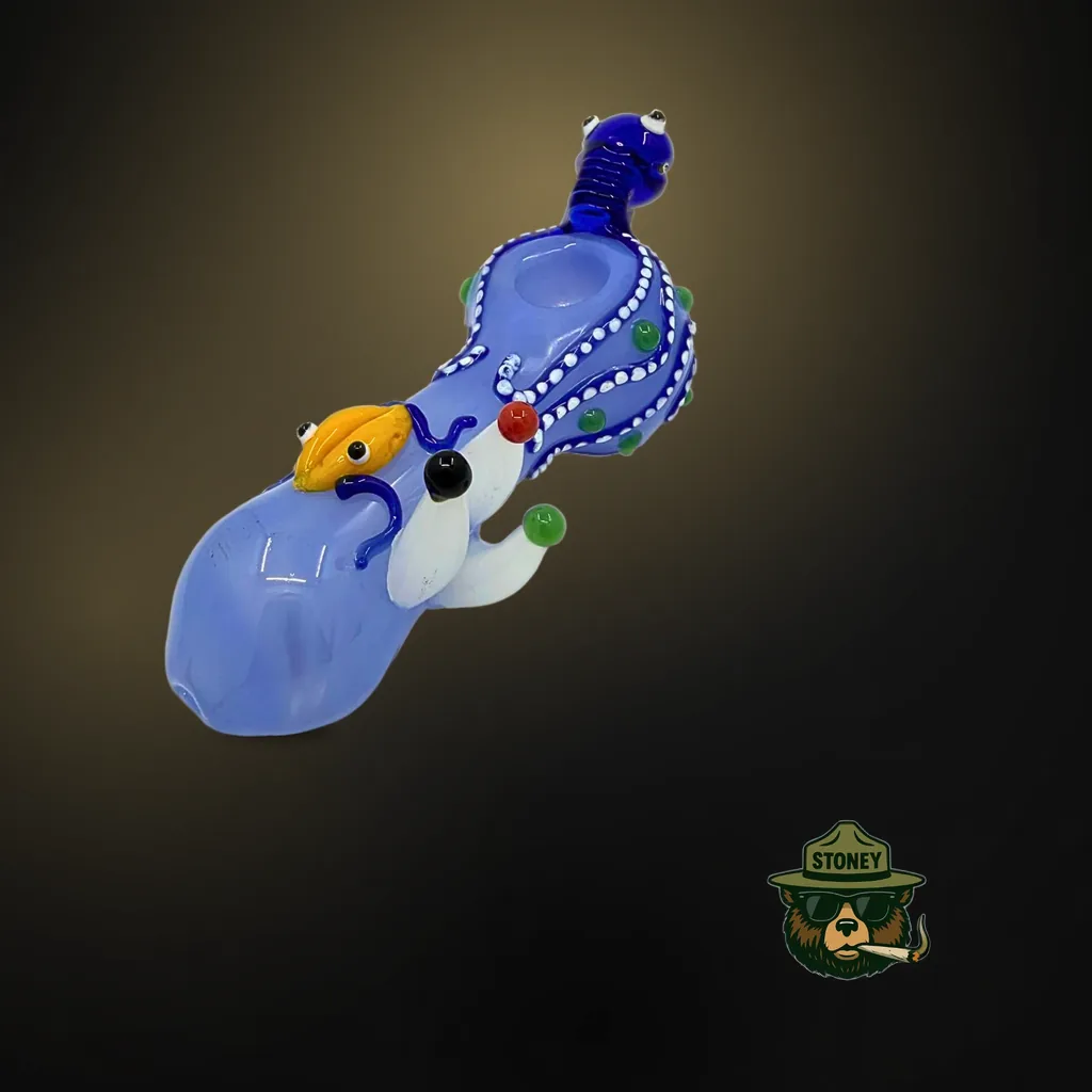 Handcrafted Glass Pipe - #1129 - Image 1