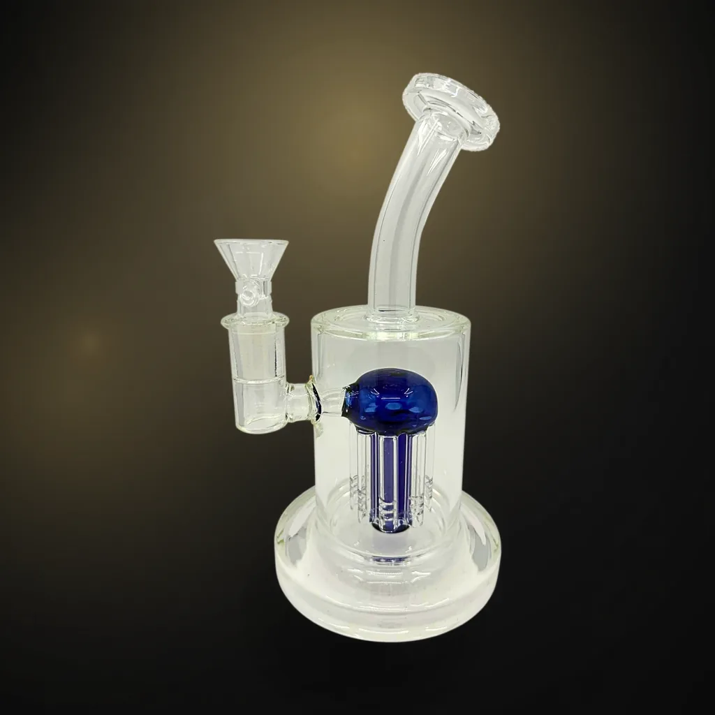 Handcrafted Glass Water Pipe 9" - #1137 - Image 1