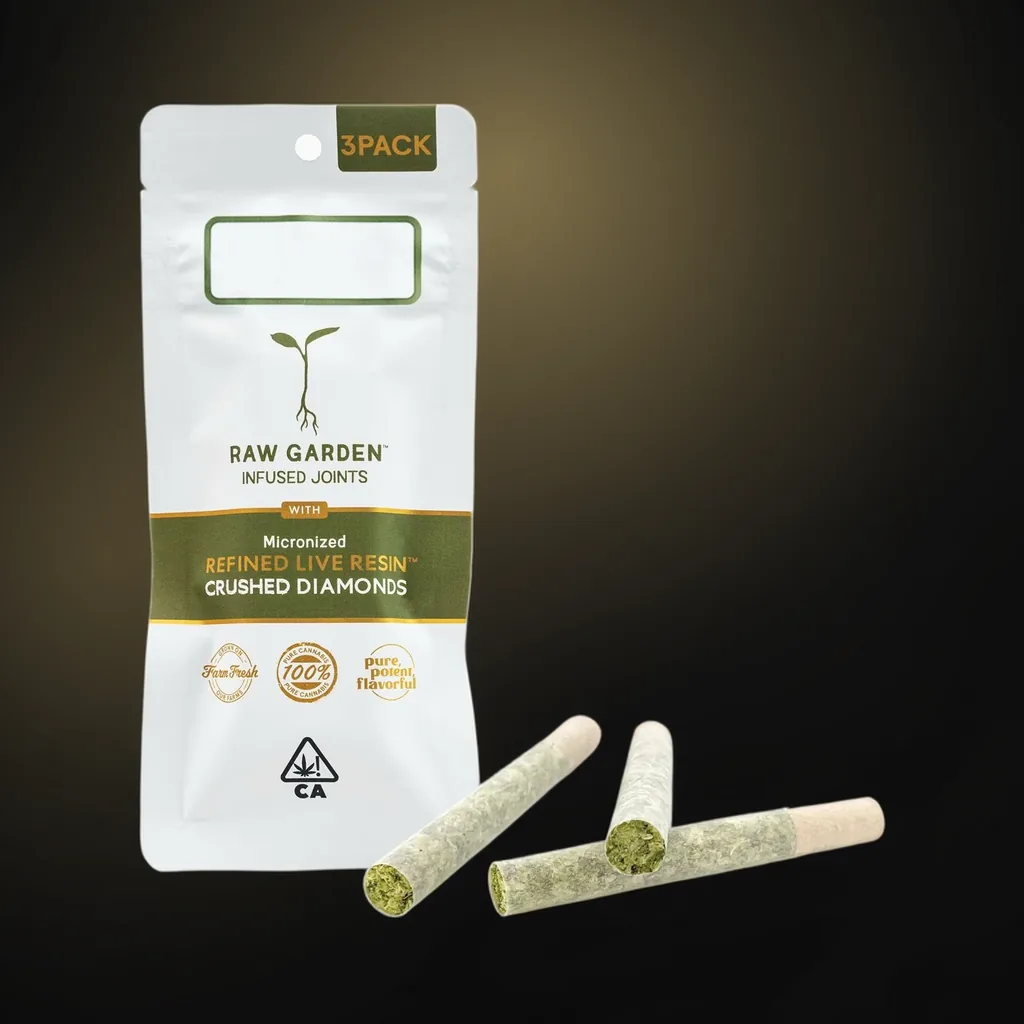Crushed Diamond Infused Preroll's | 1.5g | 3 J's Per Pack x 0.5g ea - Image 1