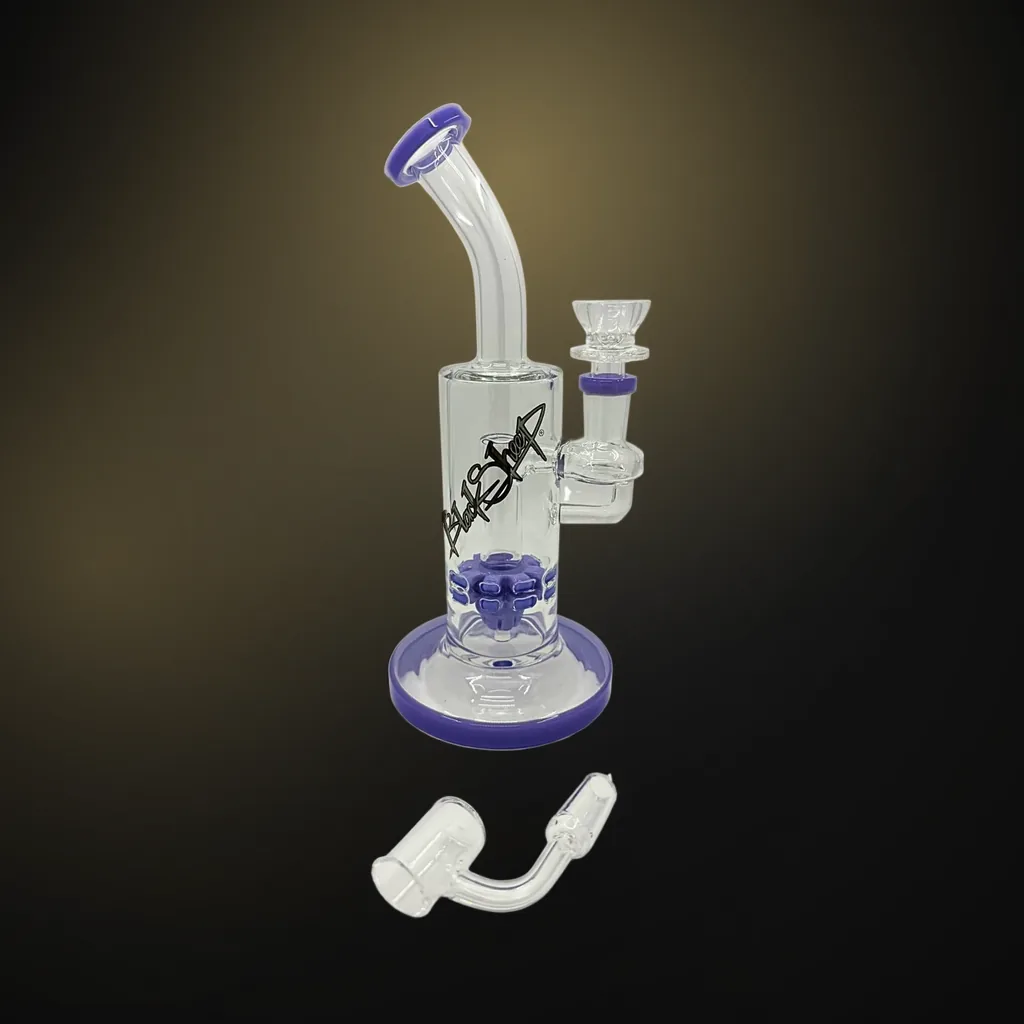 Handcrafted Black Sheep Glass Water Pipe 13” - #1142 - Image 1