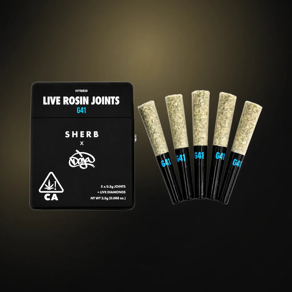DOJA COLLAB Live Rosin Joints - (5 J's Per Pack x 0.5g ea) - Image 1