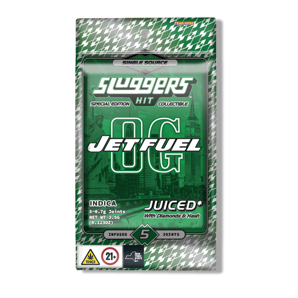 Sluggers Infused Preroll 0.7g 5pk