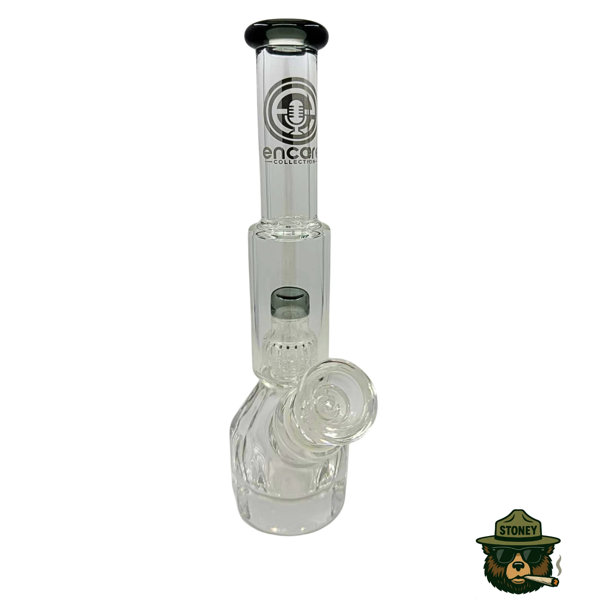 Handcrafted Encore Collection Glass Water Pipe 9” - #1144 - Image 1