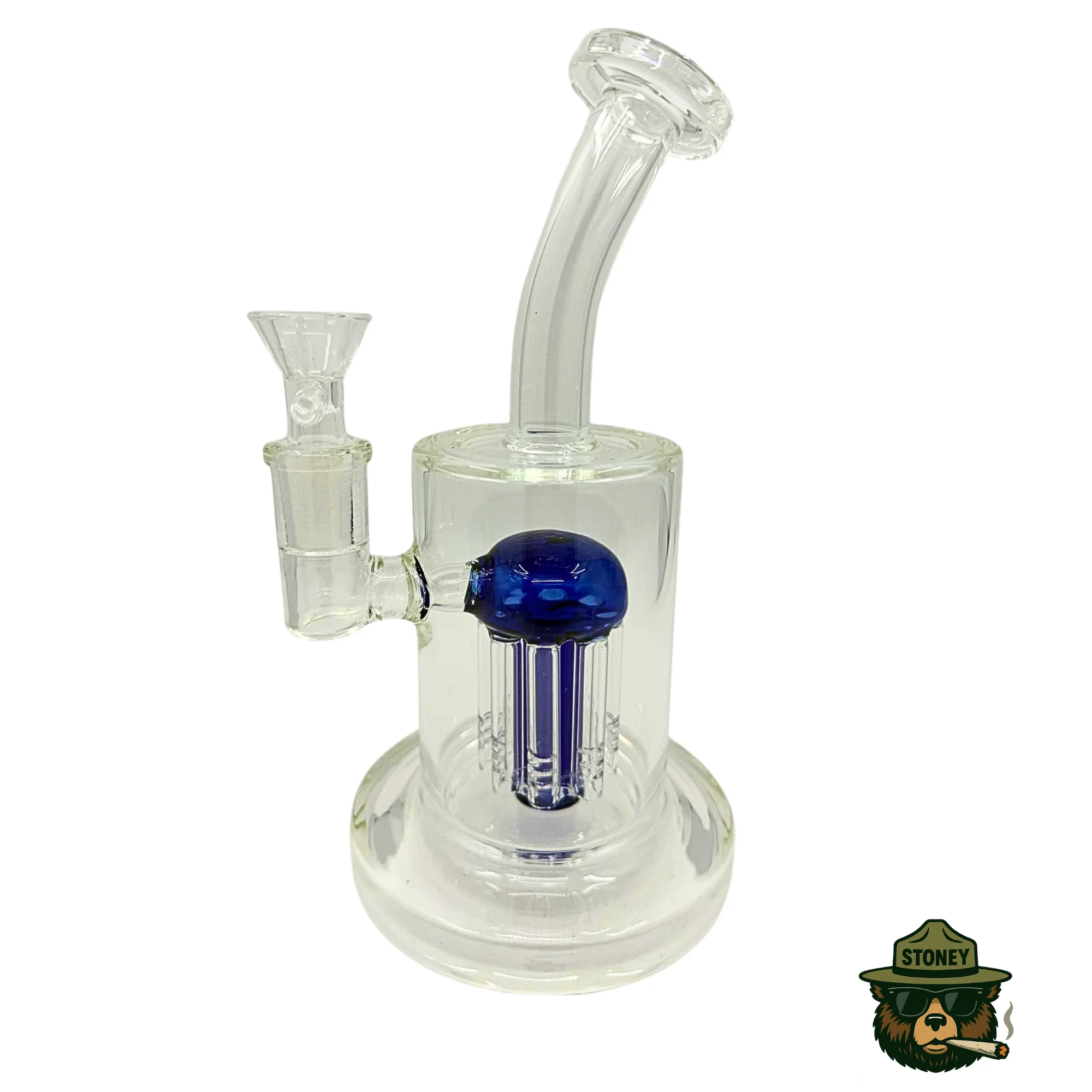 Handcrafted Glass Water Pipe 9" - #1137 - Image 1