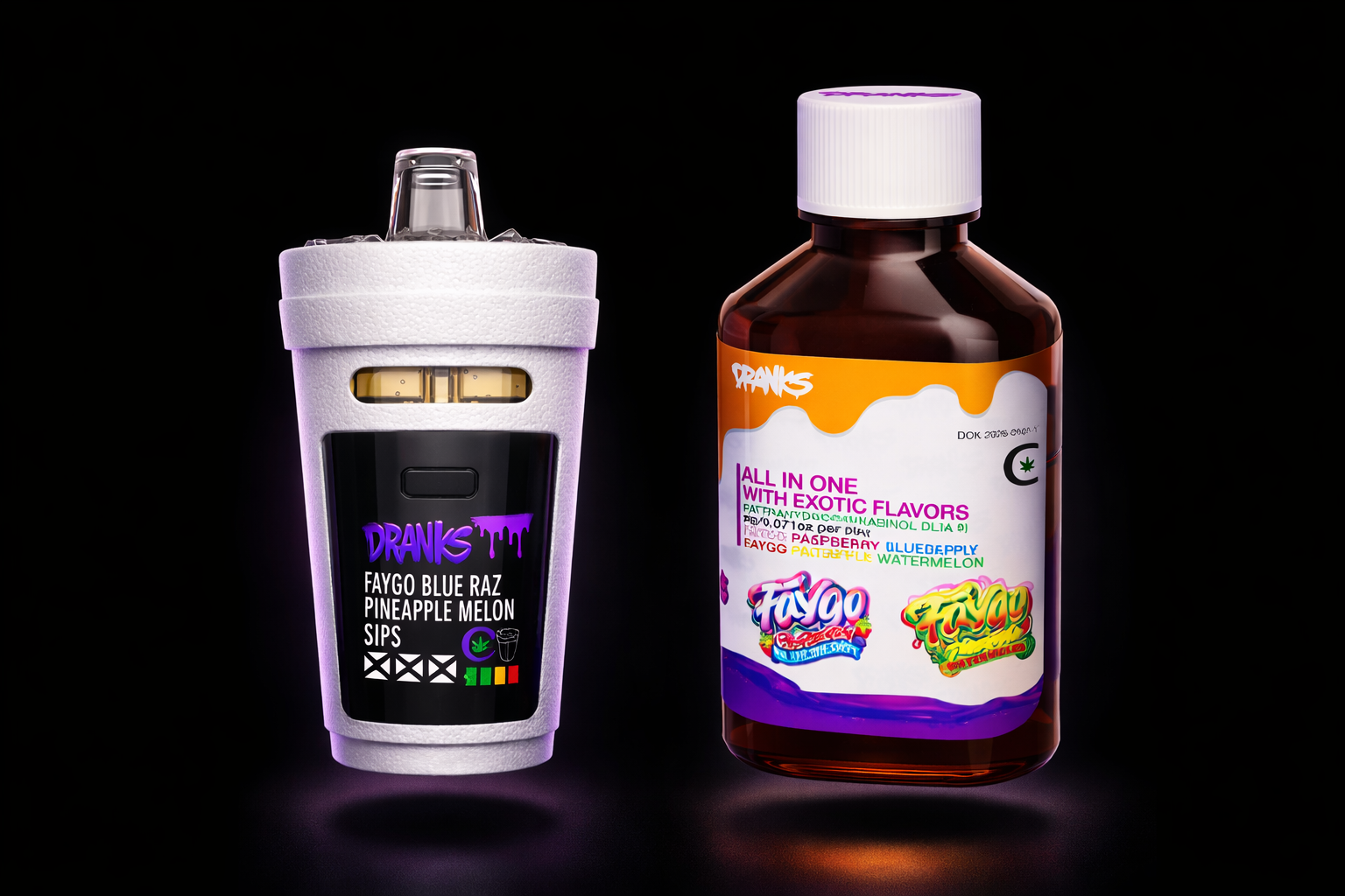 DRANKS 2G – Dual Chamber THC Vape (Soda Terp Series) - Image 1